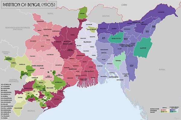 The Partition of Bengal and its aftermath