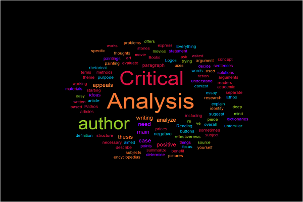 Critical Analysis and Evaluation of a Content